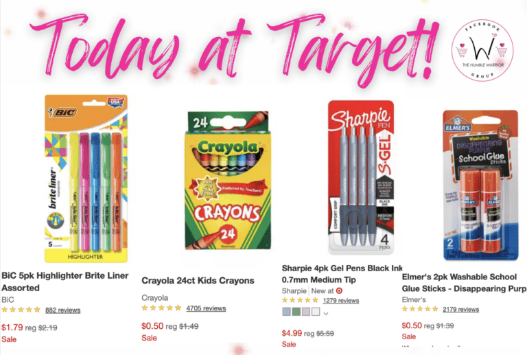 Target Back to school sale!